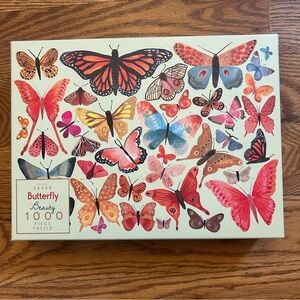Butterfly Beauty 1000 Piece Puzzle - Multicolor